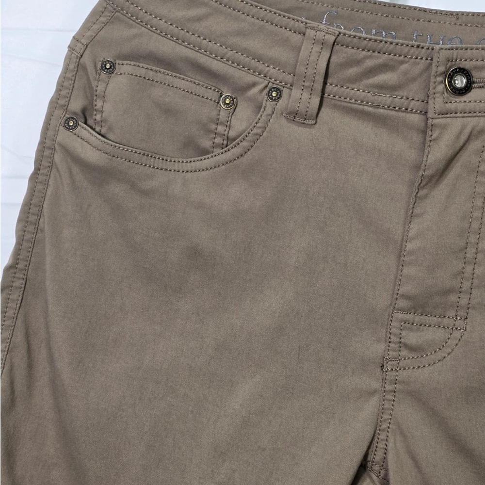 Prana Tan Stretch Bermuda Shorts - Picture 3 of 5